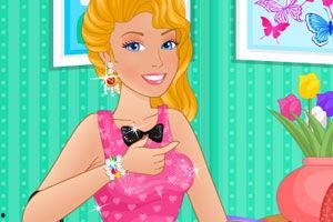 画吃瓜芭比怎么画,轻松掌握芭比娃娃的趣味插画教程